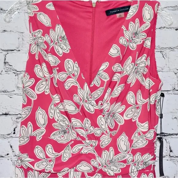 Tommy Hilfiger Signature Sleeveless Fit and Flare Dress Size 8P NWT - Picture 3 of 10